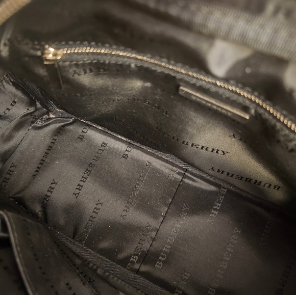 Burberry Grey Plaid Canvas Tote Bag w/ COA - Picture 12 of 15